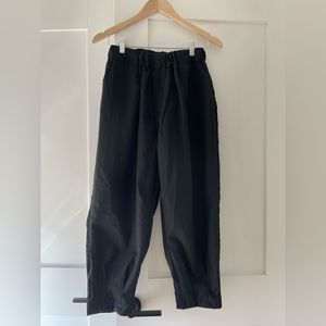 Japanese style paper bag Harem black pants size Medium